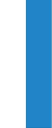Banner-Fahne 1,50 x 4,00 m,  weiss/blau