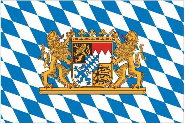 Hiss-Flagge 200 x 120 cm, Raute mit Bürgerwappen