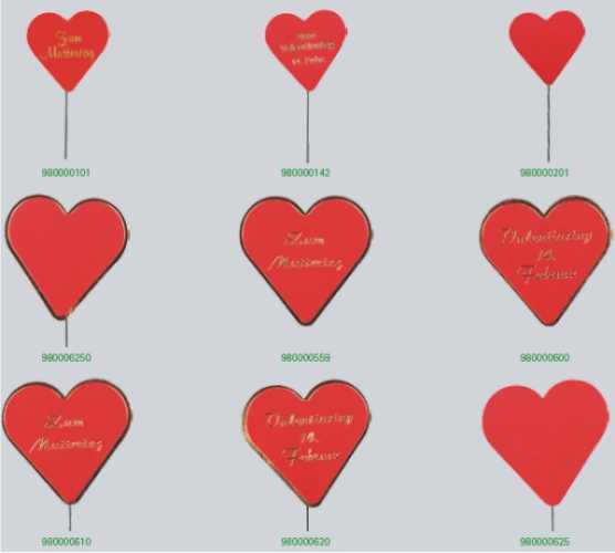 Valentins-und Muttertagsdekoration