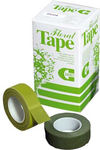 Flower-Tape 13 mm x 27,5 m, dkl-grün, 1 Rolle