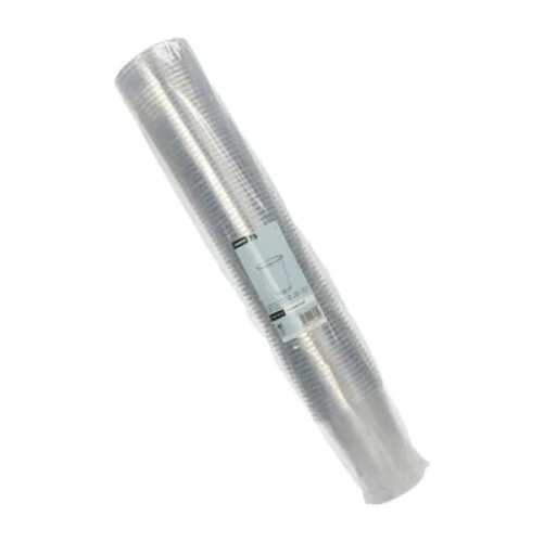 75 Plastikbecher (PS) 0,4 l Ø 9,5 cm · 12 cm klar mit Schaumrand