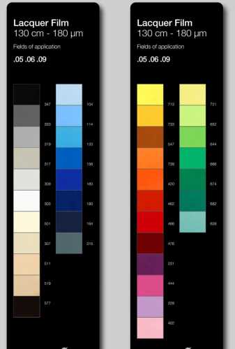 Lackfolientischdecke, 30 m Rollen, 1,30 m breit