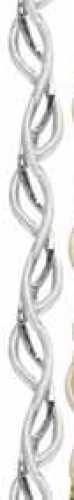 Dekorations-Borten weiss/silver, 7 mm, 25 m