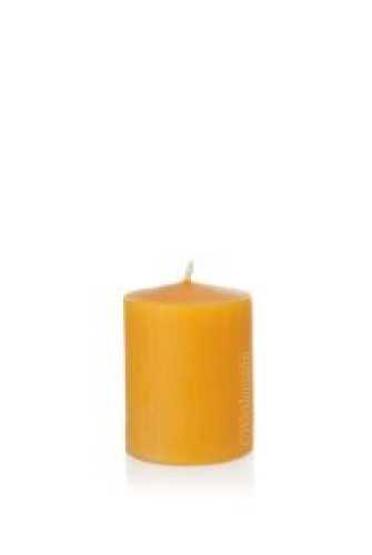 Beeswax candles, natural, 100 mm, 4-pack