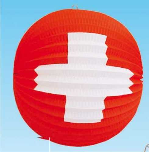 Ballonlaternen Schweiz 24 cm Ø