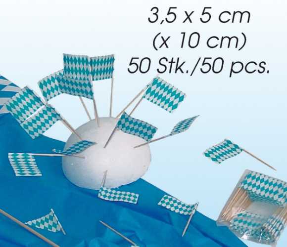 mini flags Bavarian lozenge