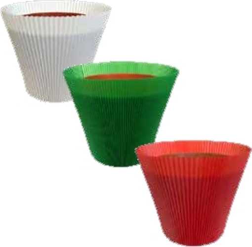 pleated flowerpot sleeves, 85 mm