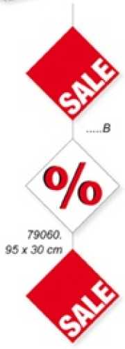 Deckenhänger %, SALE, 1-tlg., 30 x 95 cm