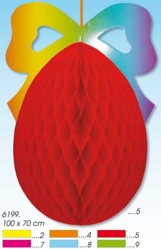 Waben-Ei mit Masche, 100 x 70 cm