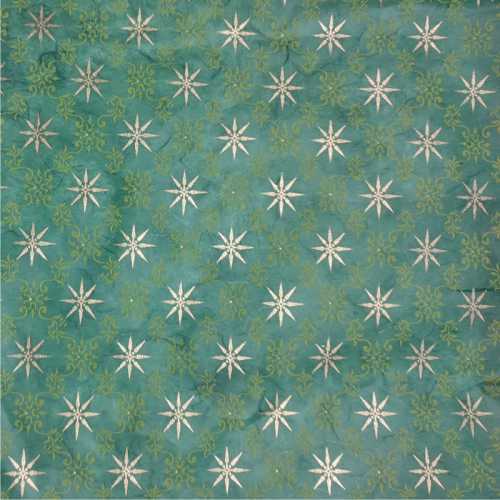 Strohseide Orient Star, 50 x 70 cm, grün, 10 Bogen
