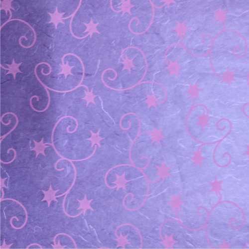 Strohseide Creole Star, 50 x 70 cm, lila 10 Bogen