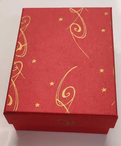 Pulsar Boxen-Set Strohseide® Print Festivities  rot, 5in1