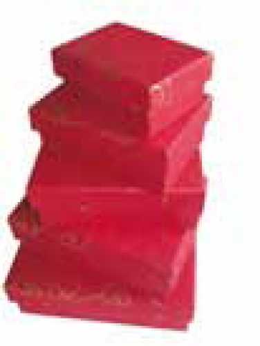 Pulsar Boxen-Set Strohseide® Print Festivities  rot, 5in1