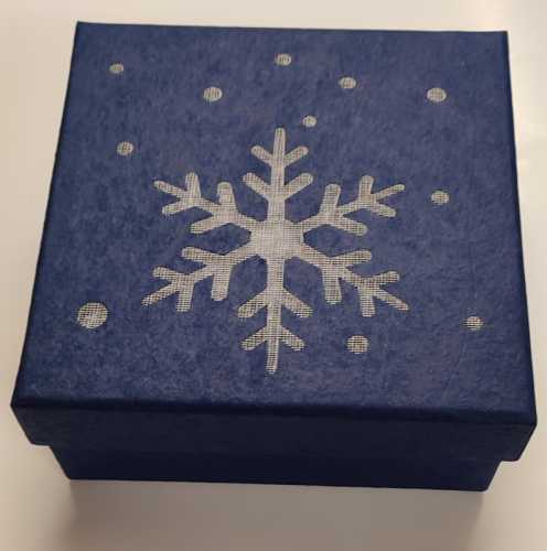 Pulsar Boxen-Set Schneekristall, Naturpapier, marine, 5in1