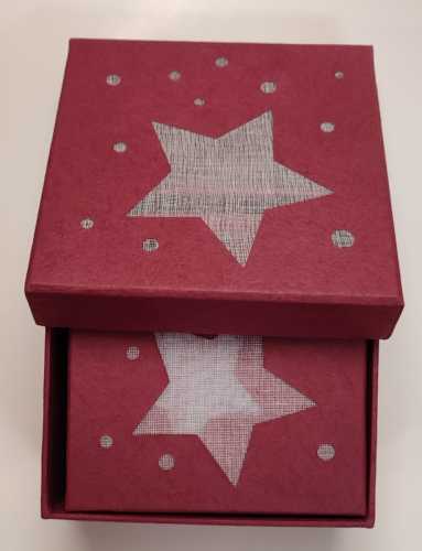 Pusar Boxen-Set Belle Stelle, Naturpapier rubinrot, 5in1