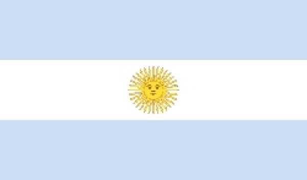 mini flags argentina