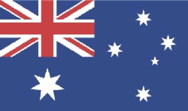 Papierfahnen Australien