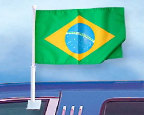 Autoflagge 27 x 45: Brasilien