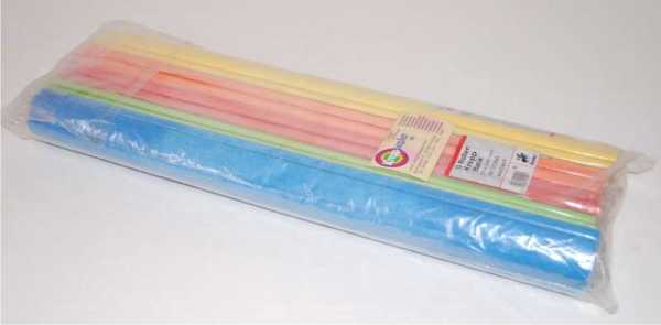 Fine crepe batik, sorted, 50 x 200 cm, 10 rolls