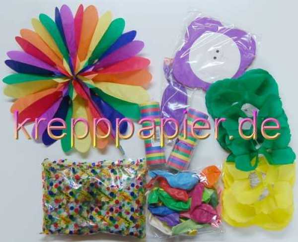 Decoration set, Rainbow, 27-pc