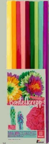 Dekotrend Feinkrepp Bastelpackung 50 x 200 cm , 10 Lagen