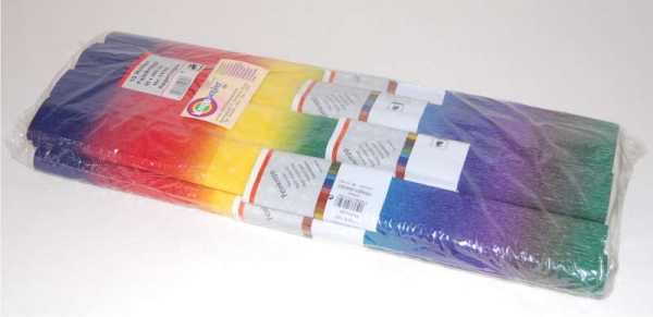Aquarola-Freinkrepp, 10 x 50 x 250 cm, Regenbogen