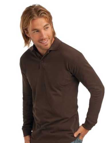 Herren Polo-Longsleeve