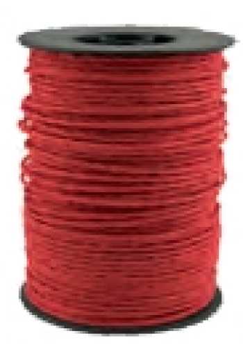 Krepppapierdraht, 2 mm x 100 m, rot