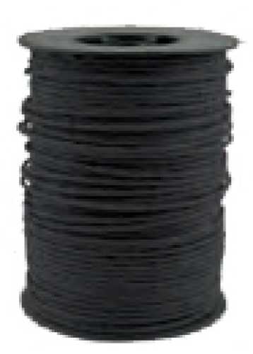Krepppapierdraht, 2 mm x 100 m, schwarz