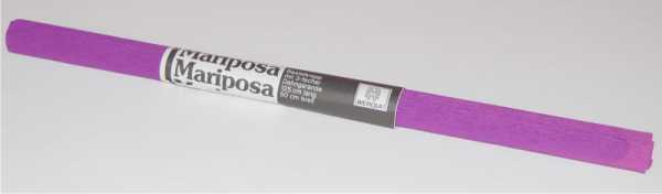 mariposa handicraft crepe, amethyst, 50 x 125 cm