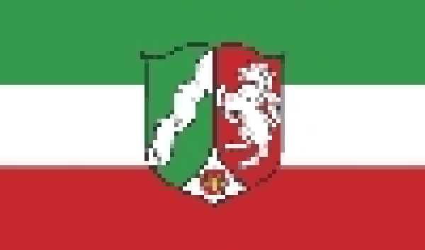 Nordrhein-Westfahlen flag decoration