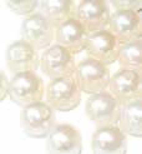 Perlen lose, 1,5 Durchmesser, creme