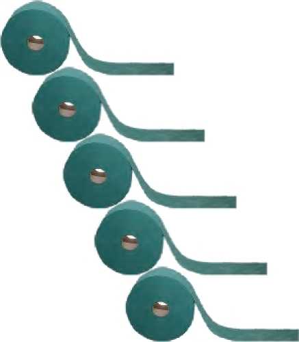 5 x Römerwickelband Viskosevlies, 6 cm x 100 m, grün