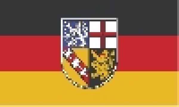 Dekorationsfahne Saarland