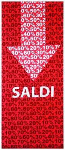 Decorative banners "Saldi", 75 x 180 cm