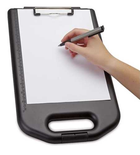 Klemmbrett A4 schwarz