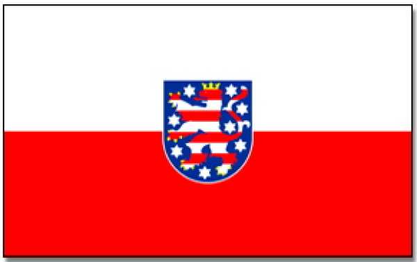 Stockflagge Thüringen