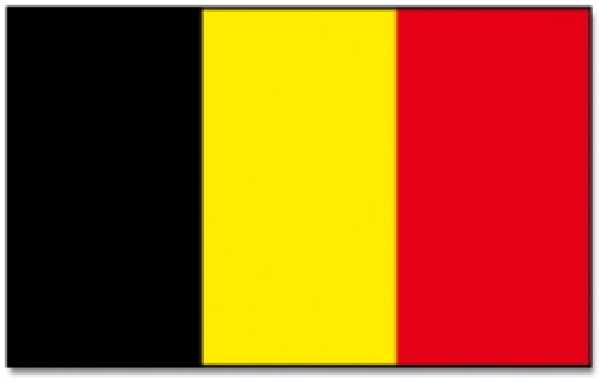 Stockflagge Belgien