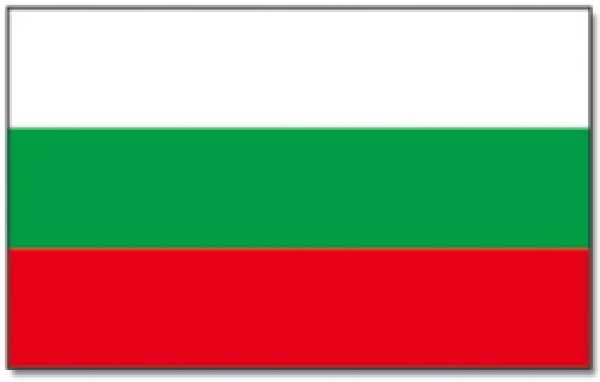 Stockflagge Bulgarien