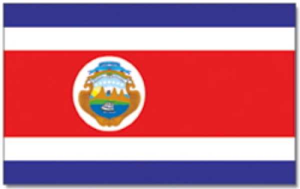 Stockflagge Costa-Rica