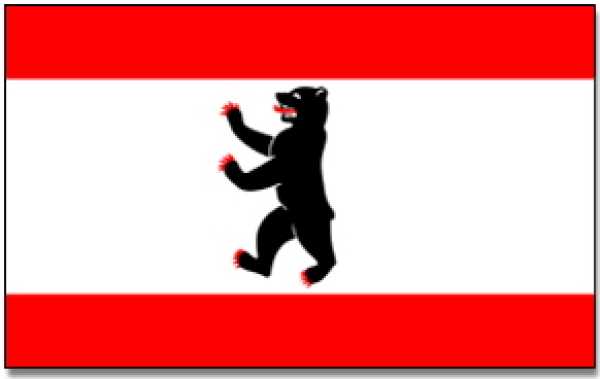 Stockflagge Berlin