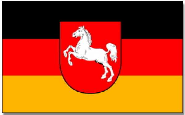Stockflagge Niedersachsen
