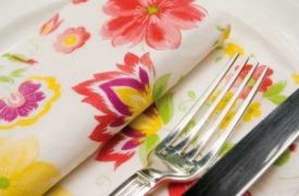 Serviette Vintage Flower red, 33 x 33 cm Duni