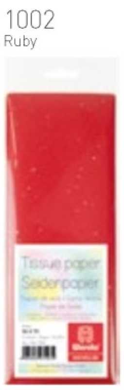 Seidenpapier Polybeutel, Ruby, 50 x 76cm, Packung 10 x 25,4 cm, nicht ausblutend