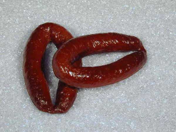 Bratwurstring, Dunkel, 2-teilig