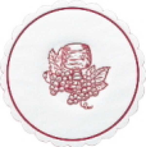 Coasters pulp, grape bordeaux
