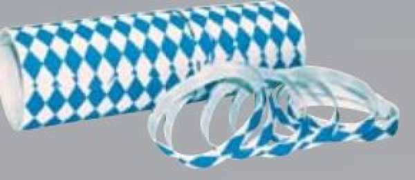 Luftschlagen "bayr. Raute", 15 m x 14 mm, 10 Röllchen / Rolle 1 Sück Folien-Packung