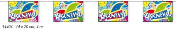 Carnival flag chain 4 m