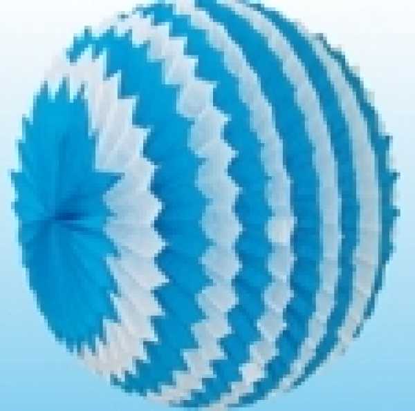 Streifenball blau-weiß 50 cm Ø