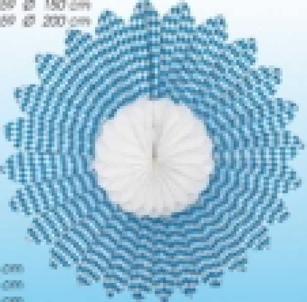 Diamond rosette double 100cm Ø